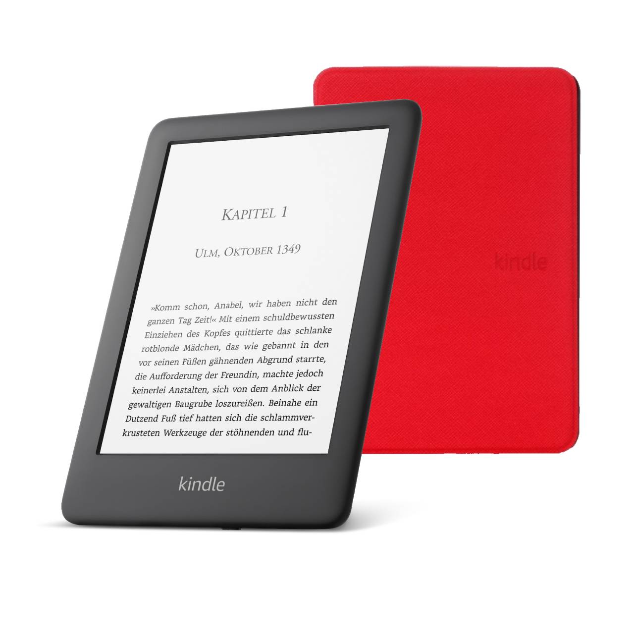 Оригинальная чехол-обложка Amazon для Kindle 10 (красный)