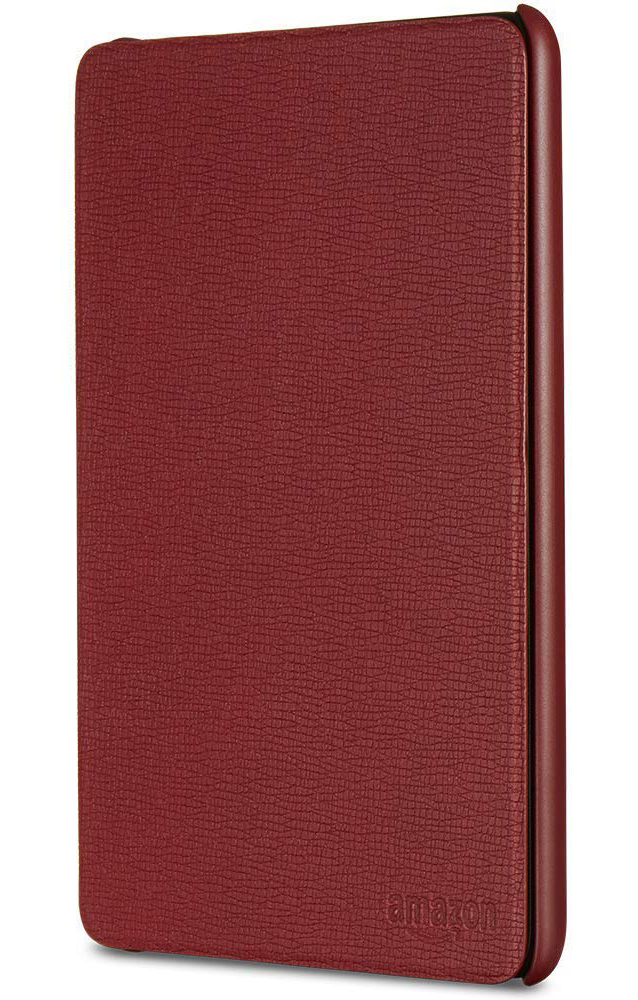 Оригинальная чехол-обложка Amazon для Kindle Paperwhite 2018 натуральная кожа (бордовый)