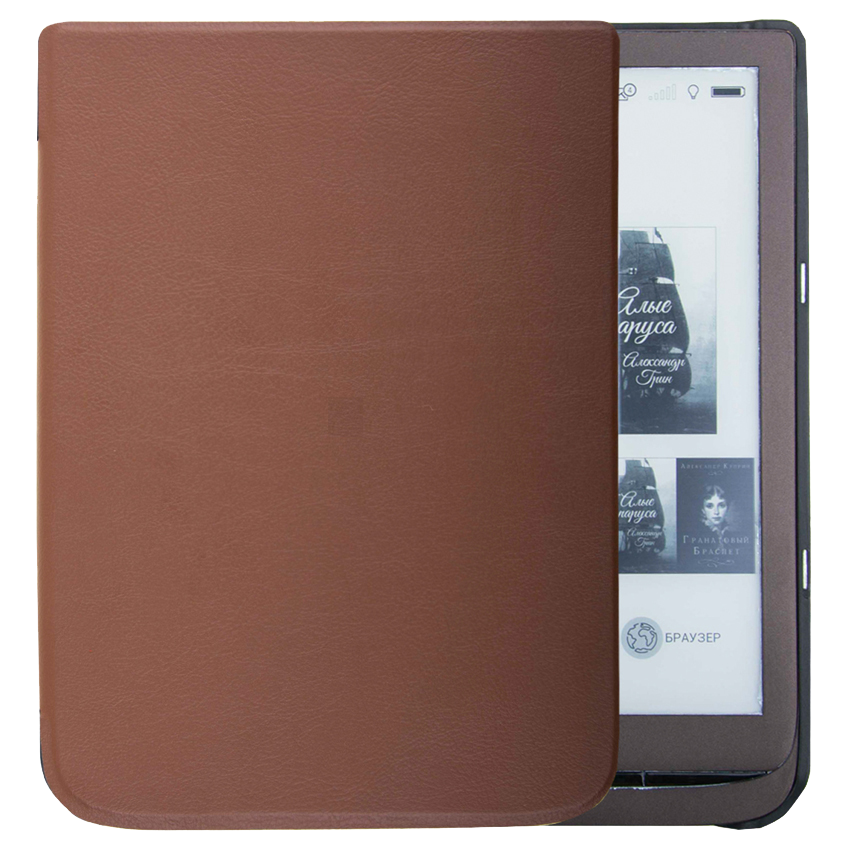 Чехол - обложка M-Case для PocketBook 740 InkPad 3 (коричневый)