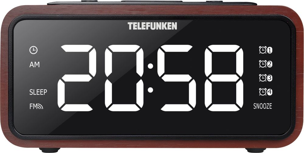 Радиоприемник настольный Telefunken TF-1586 красный
