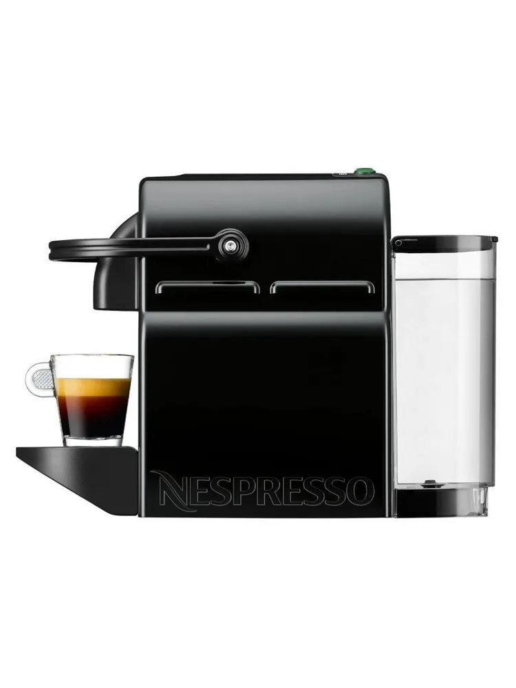 Капсульная кофемашина новая Nespresso Inissia D40, цвет черный, новая, упаковка примята