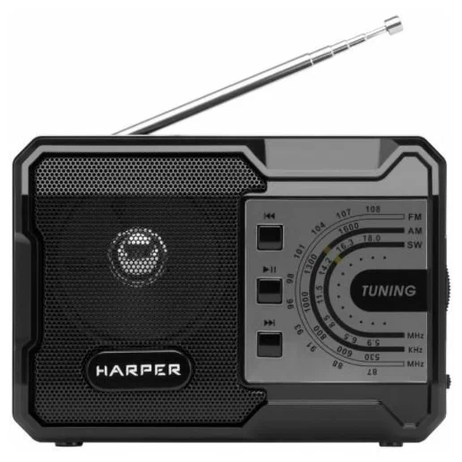 Радиоприемник HARPER HRS-440 (черный)