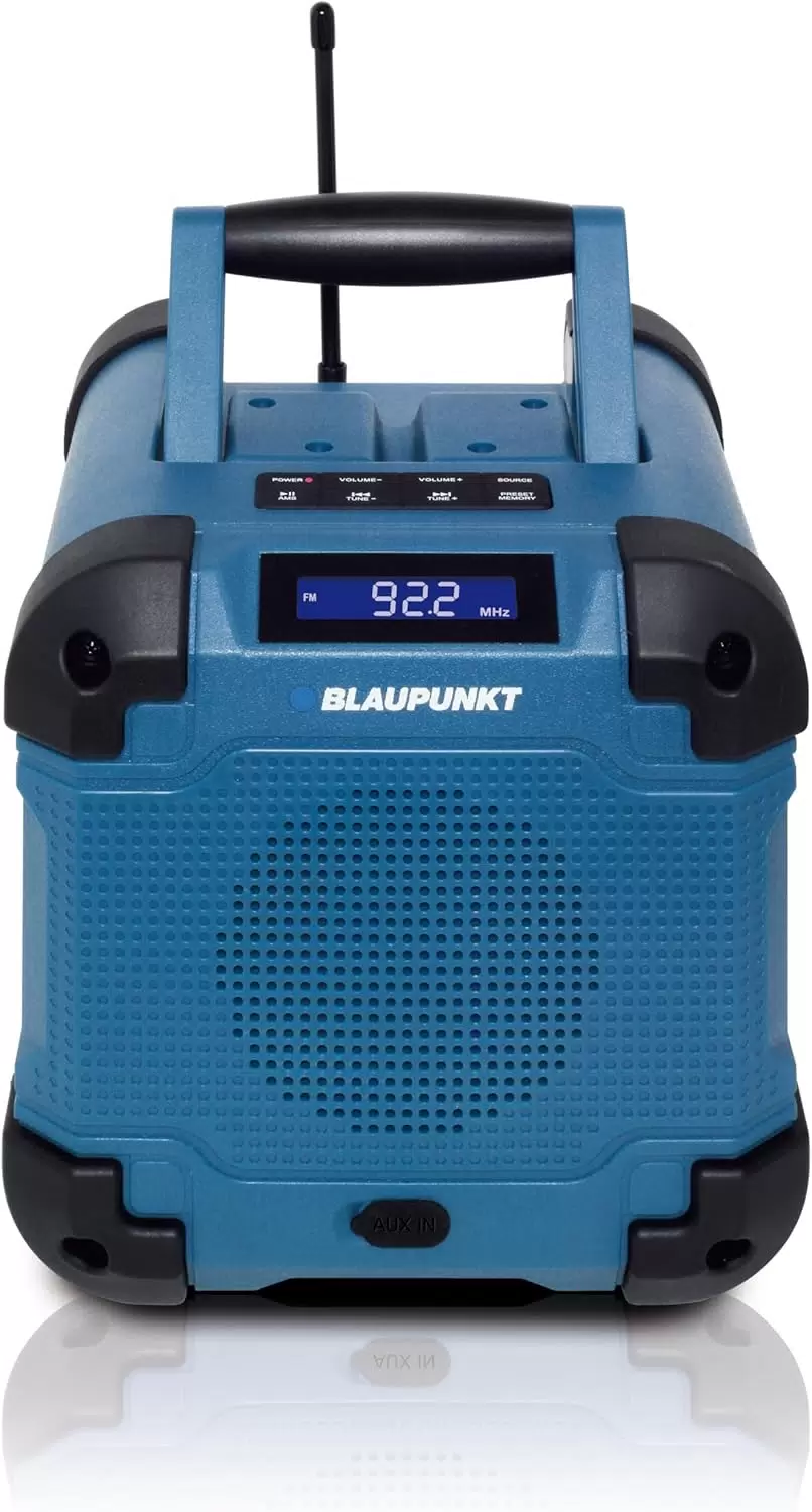 Радиоприемник c аккумулятором для стройки Blaupunkt BSR 40, синий