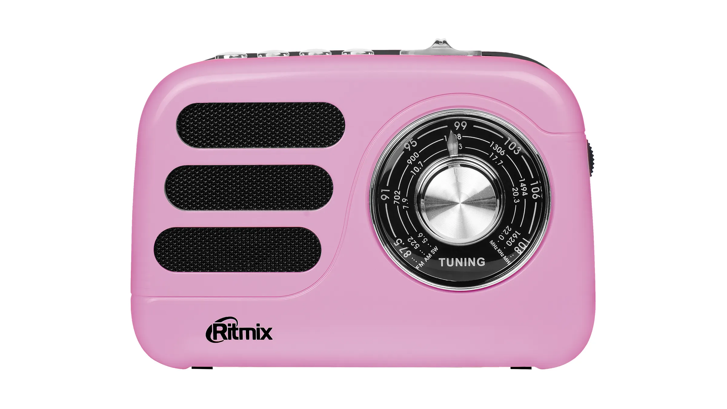 Радиоприемник Ritmix RPR-033 (FM/AM/SW/BT/USB/SD) розовый