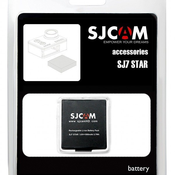 Дополнительная батарея SJCAM для камеры SJCAM SJ7 Star (M-Case BP198)