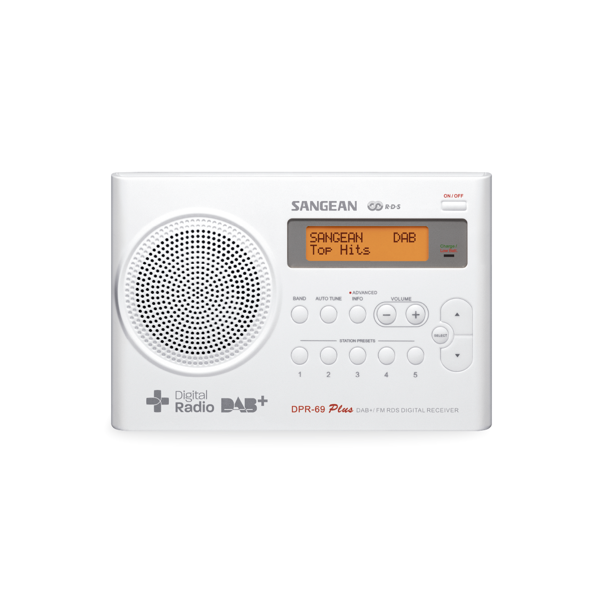 Радиоприемник Sangean DPR-69+  белый