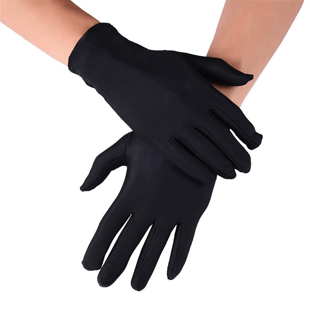 Перчатки трикотажные черные (упаковка 12 пар) попарно, цена за пару