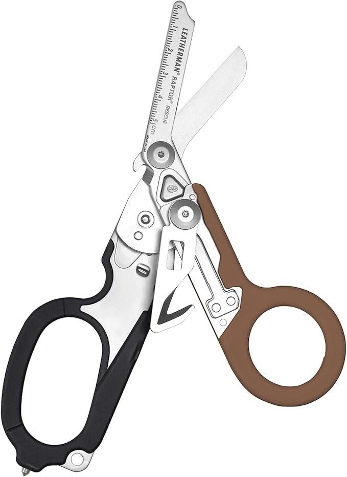 Мультитул Leatherman Raptor Rescue 833060 Coyote Tan & Black, черно-коричневый