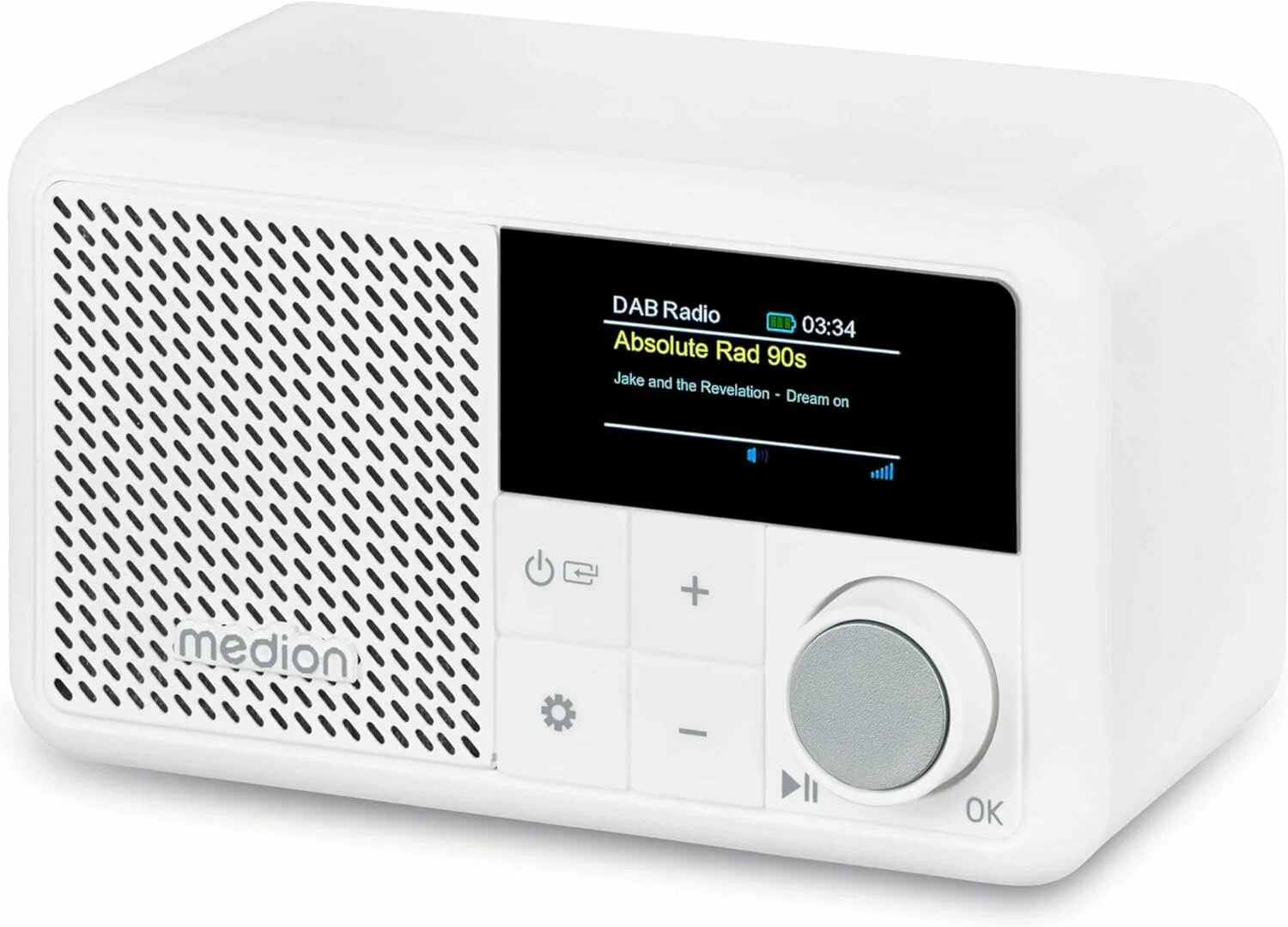 Радиоприемник с аккумулятором Medion LIFE S66822 (MD 44822) (DAB+FM+BT) White