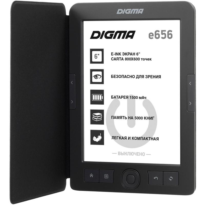 Электронная книга DIGMA E656 4 Гб, темно-серый