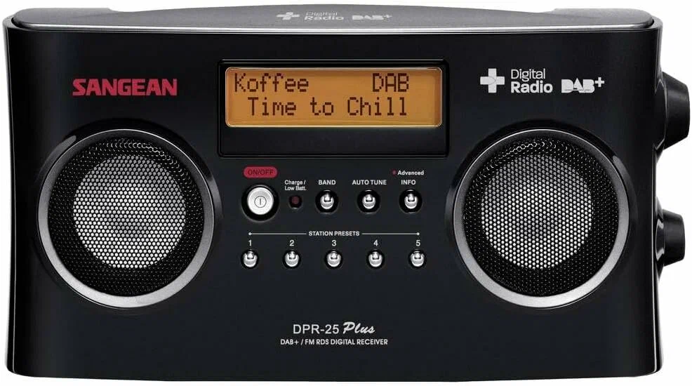 Стерео радиоприемник Sangean DPR-25+ черный
