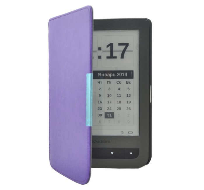 Чехол - обложка M-Case для PocketBook 614/615 Plus/624/625/626 Plus/640/641 Aqua (фиолетовый)