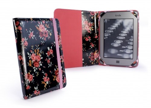 Чехол  Tuff-Luv для 6 дюймовых моделей книг (Kindle Touch/Sony PRS-T1) Black Secret Garden J6-9