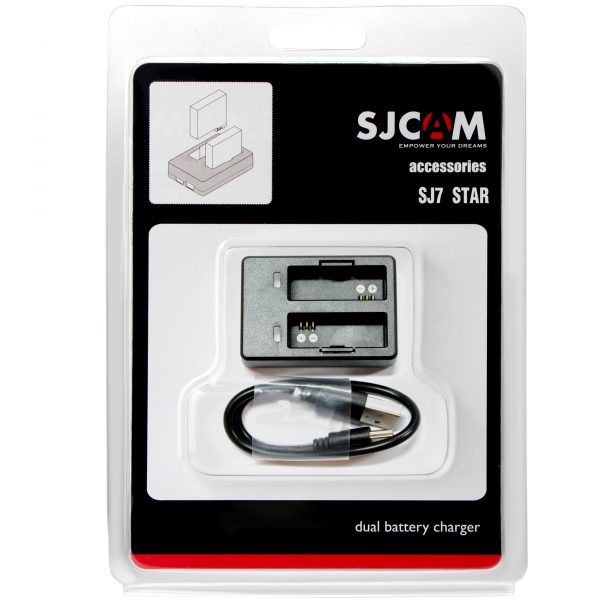 Зарядное устройство SJCAM для двух аккумуляторов камер SJCAM SJ7 (M-Case SJ407)