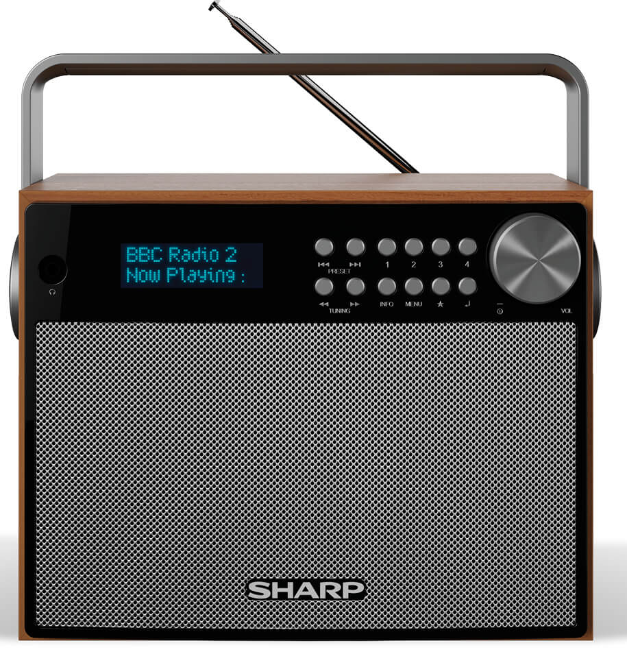 Радиоприёмник Sharp DR-P350 Black/Brown