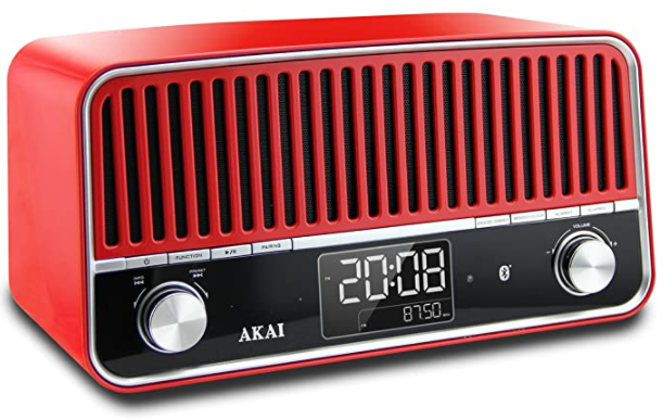 Радиоприёмник Akai Retro-Radio APR500RD Red