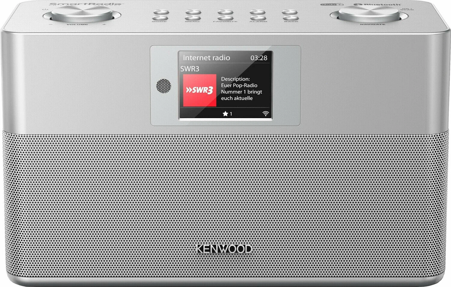 Стерео радиоприемник (Интернет радио) Kenwood CR-ST100S-S серебристый