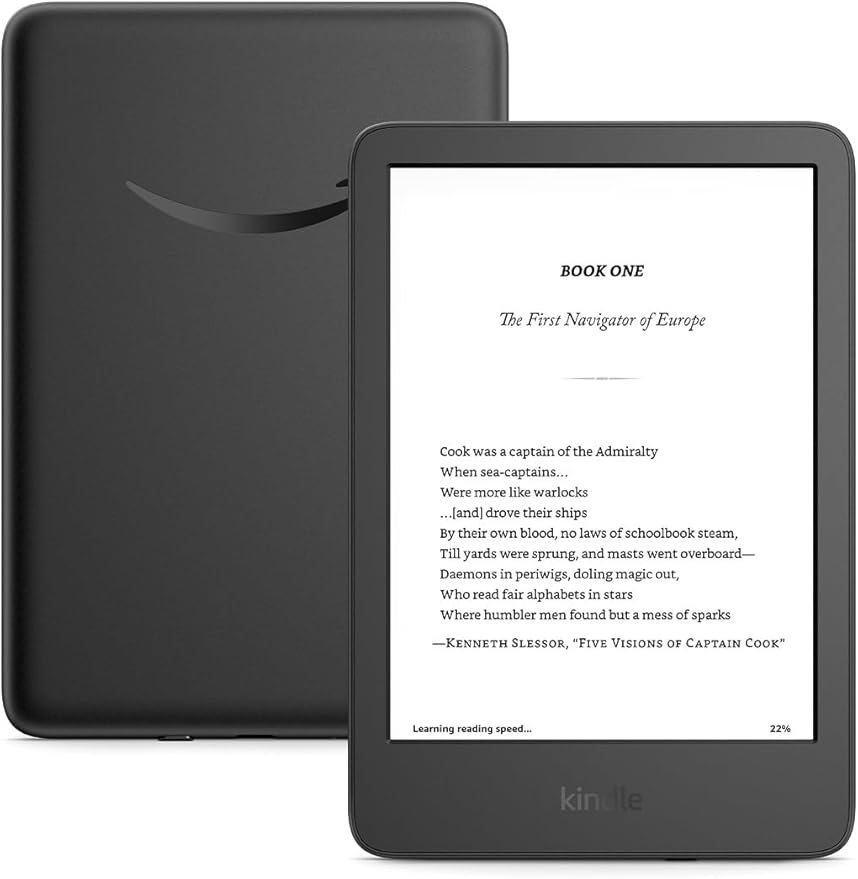 6" Электронная книга New Amazon Kindle Gen.11 2024 16Gb c рекламой, черный