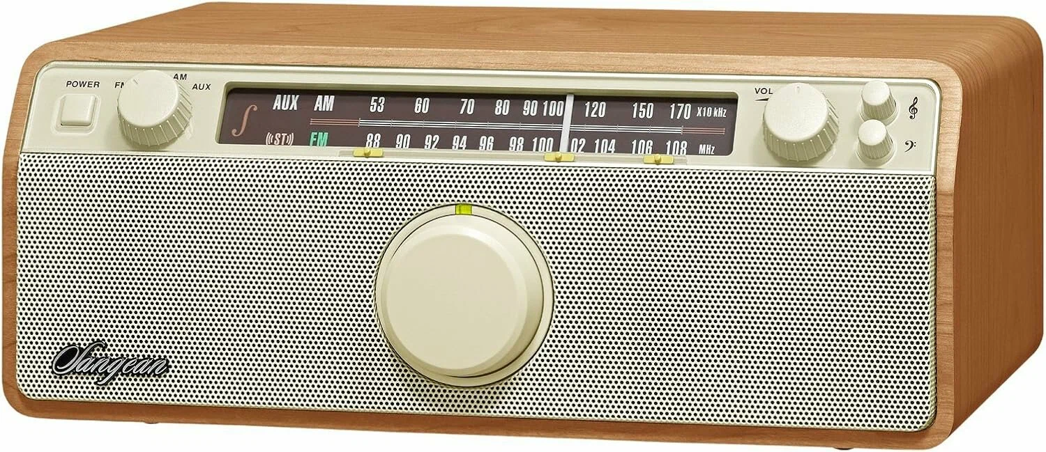 Стерео радиоприемник Sangean WR-12 AM/FM/Aux-in, Walnut