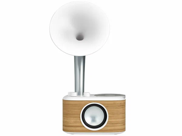 Радиоприёмник Sangean WR-45 Euphonic 450, цвет белый с коричневым, ретро-дизайн