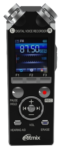 Диктофон Ritmix RR-989 4Gb черный